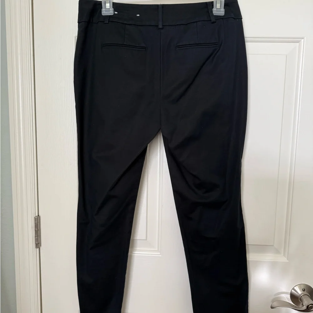 Black Women's Stretch Ponte Pants - Picture 3 of 3